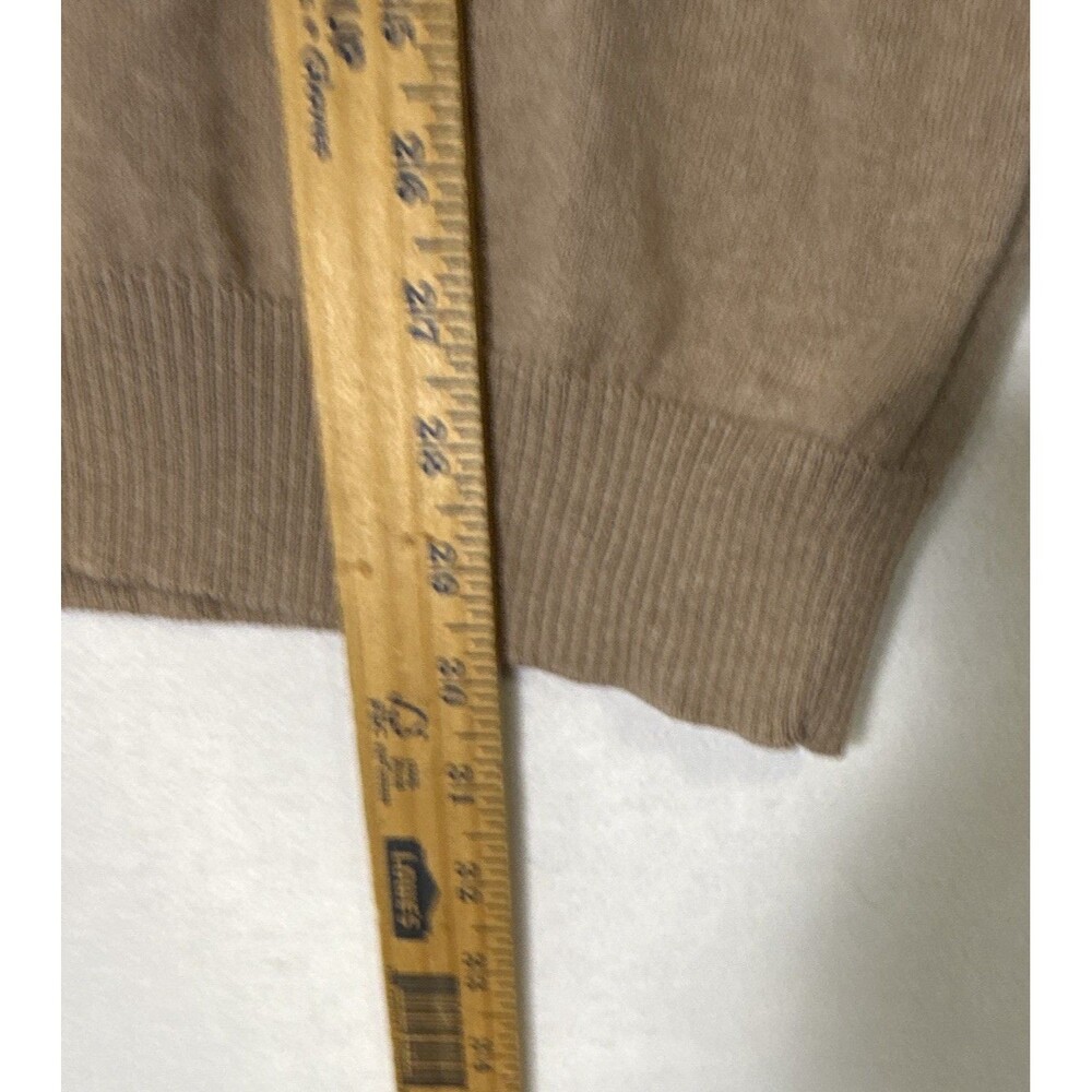 Old Navy Men's Sz XL Brown Knit Crewneck Sweater Cotton/Cashmere Classic Preppy - Picture 7 of 8